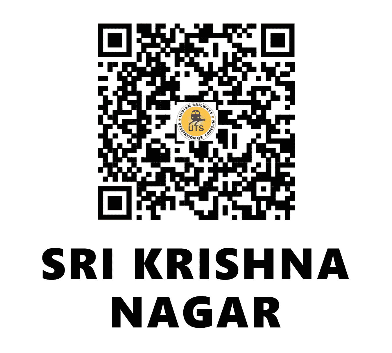 UTS QR Code for SRI KRISHNA NAGAR - SKN - NR (UTTAR PRADESH)
